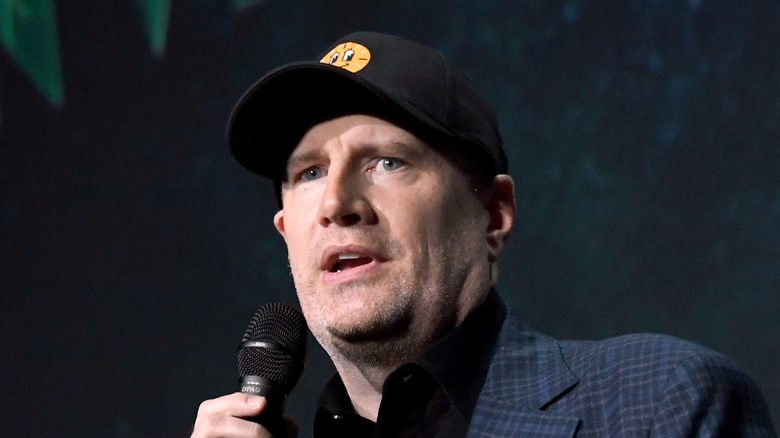 Kevin Feige at Marvel's Comic-Con panel