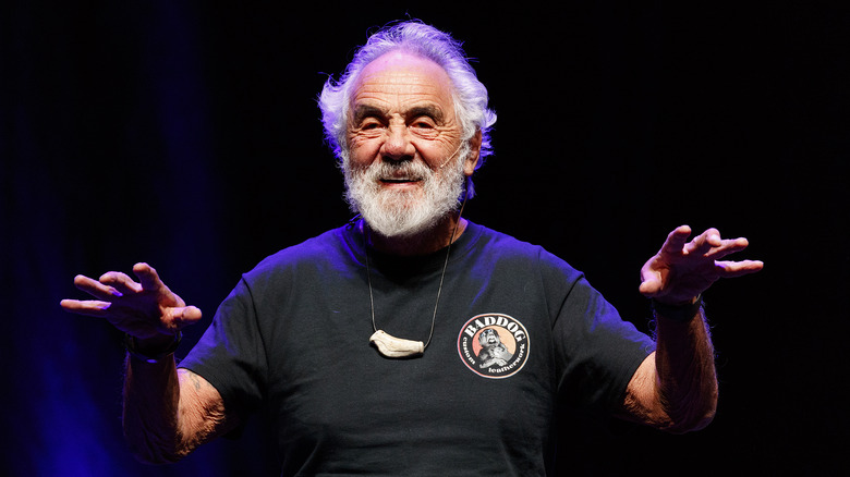 Tommy Chong performing on stage