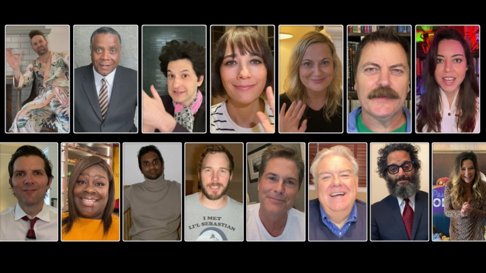 Parks and Recreation cast on the reunion special