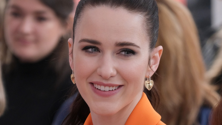 Rachel Brosnahan smiles