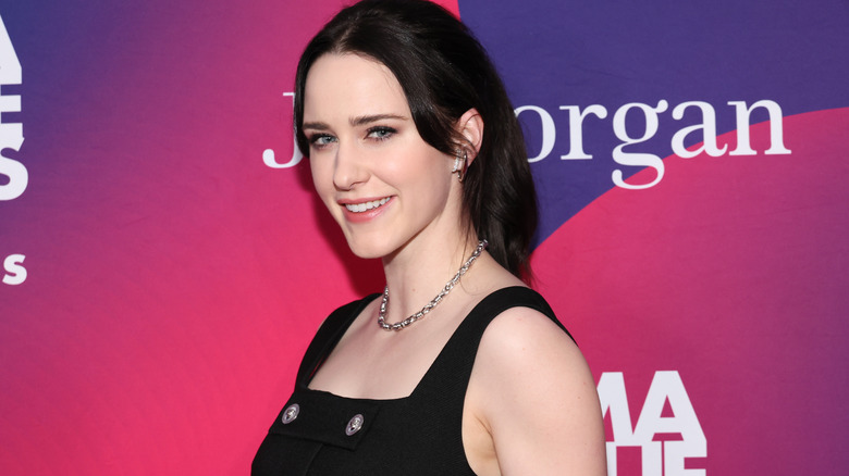 Rachel Brosnahan smiles