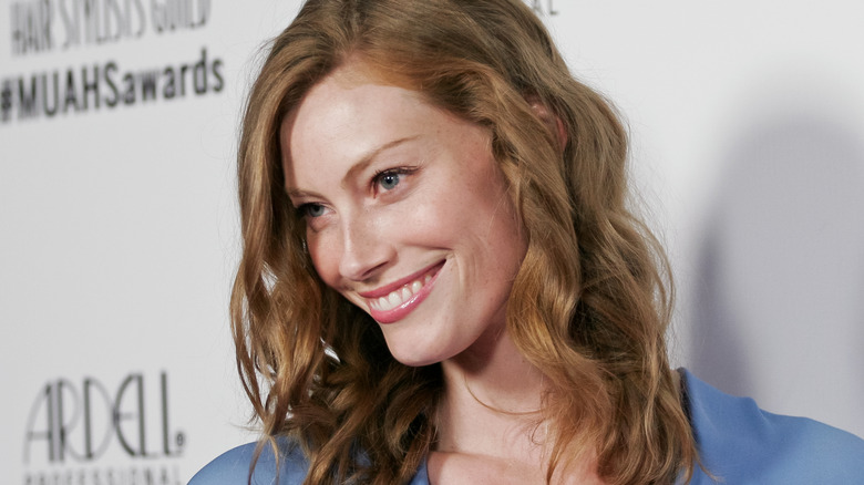 Alyssa Sutherland smiling