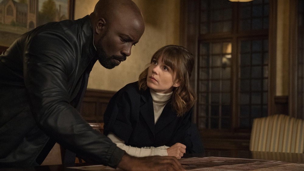 Katja Herbers and Mike Colter