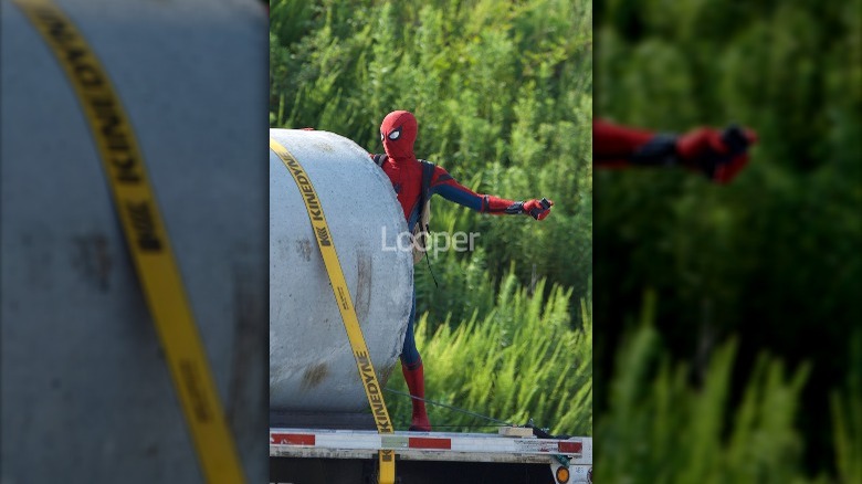 exclusive spider-man homecoming photos