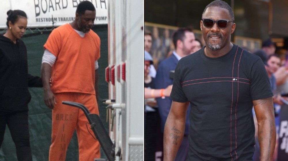 Idris Elba on Suicide Squad set