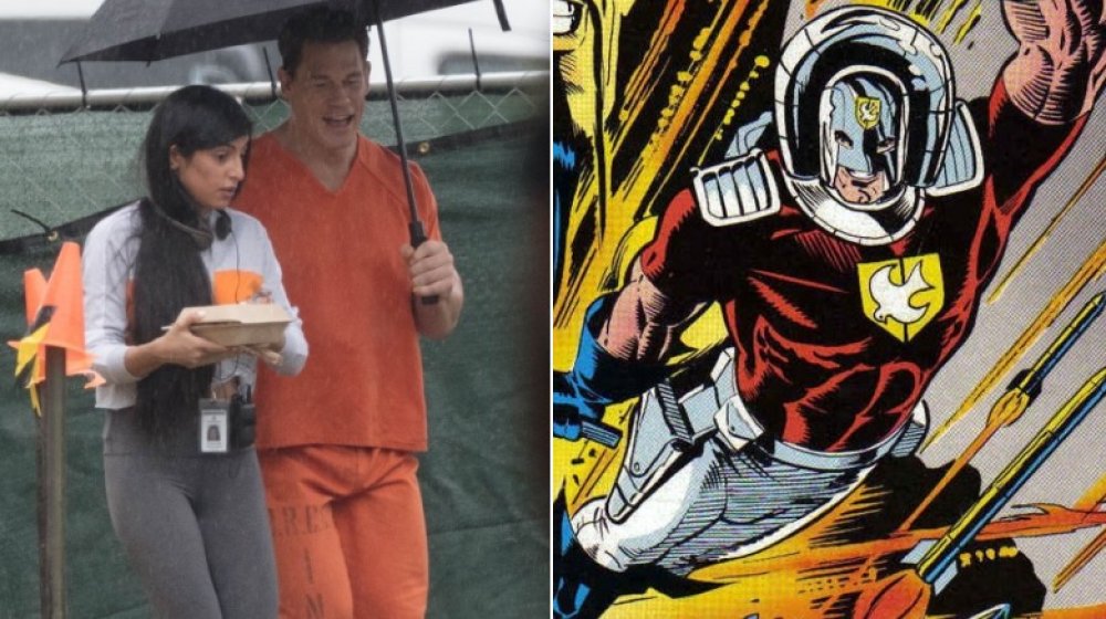 John Cena on Suicide Squad set, Peacemaker in DC Comics