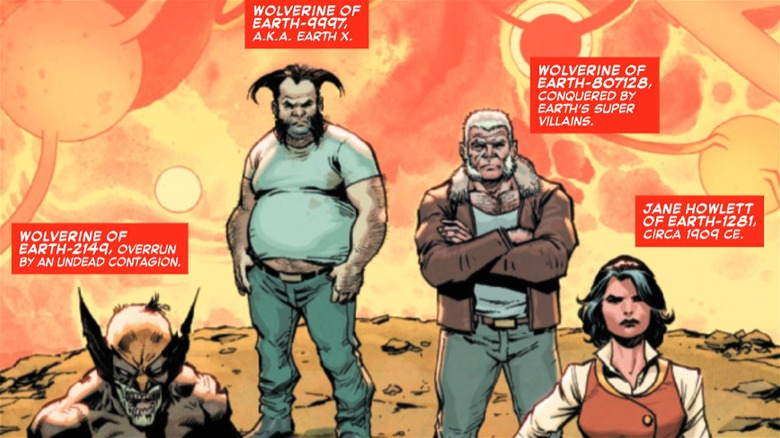 Multiversal Wolverines assembled by the Phoenix