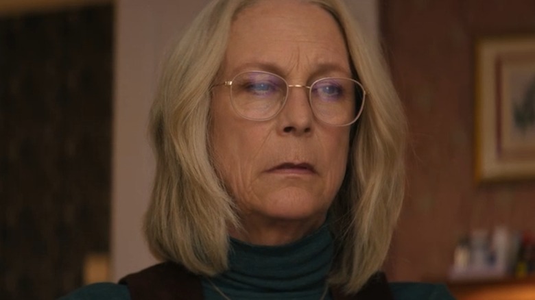 Laurie Strode looks pensive