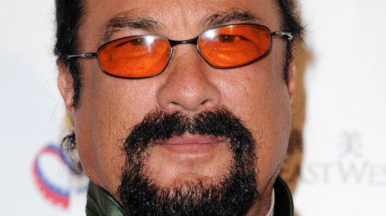 Steven Seagal on a red carpet