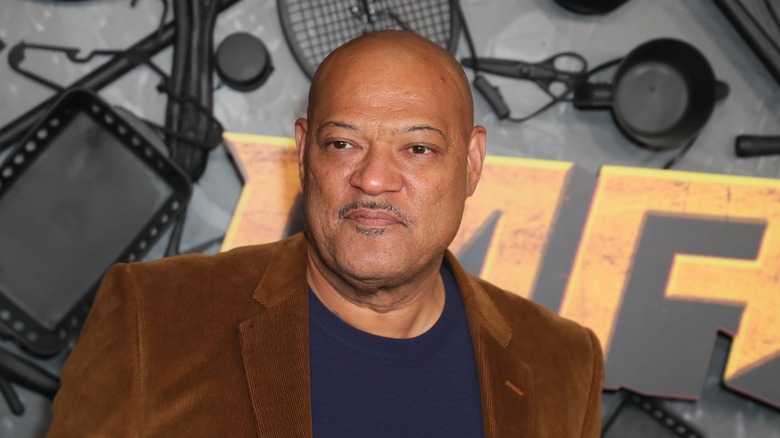 Laurence Fishburne smiling for the camera