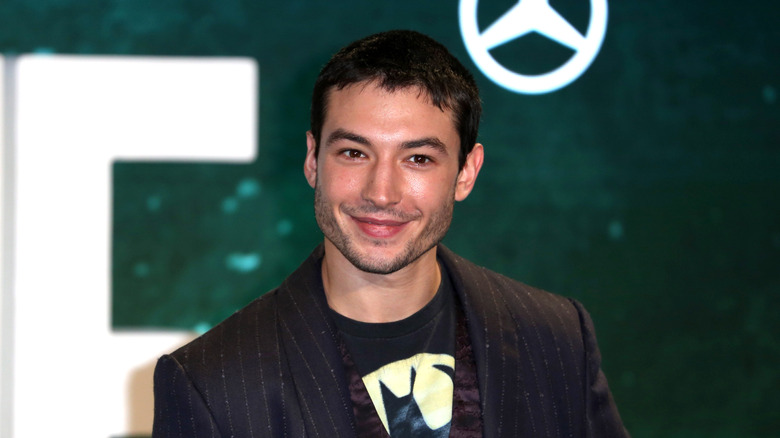 Ezra Miller smiling