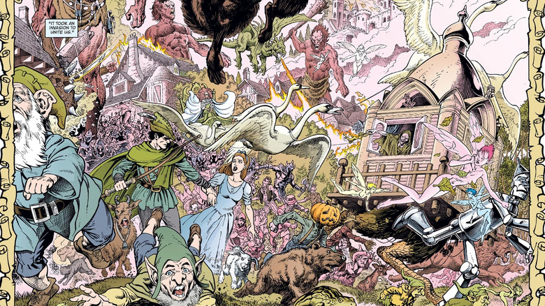 Fables comic spread