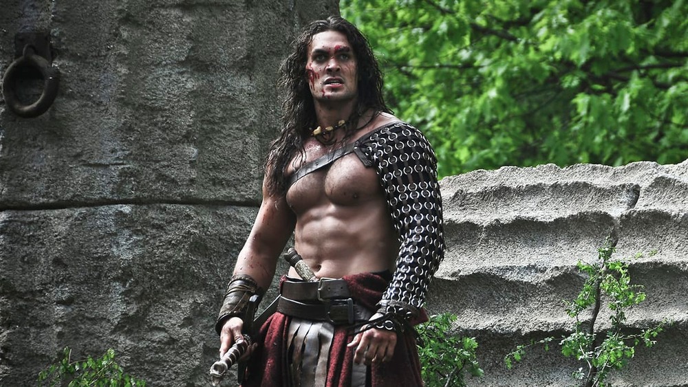 Jason Momoa as Conan in Conan the Barbarian