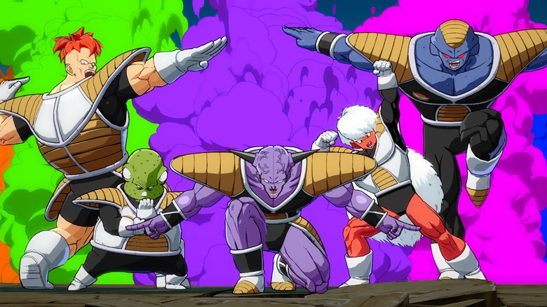 The Ginyu Force poses 