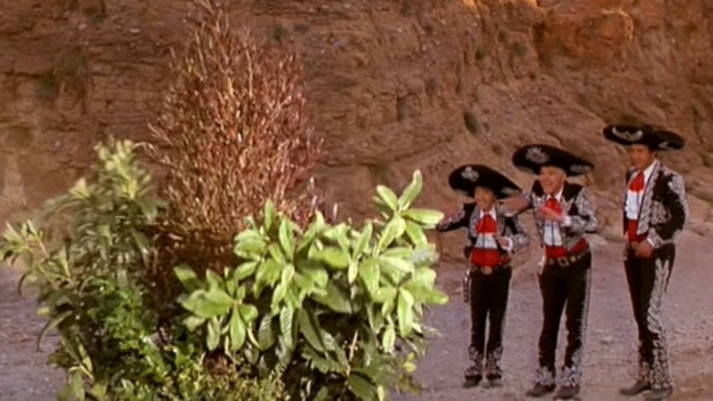 Martin Short, Steve Martin, and Chevy Chase in Three Amigos