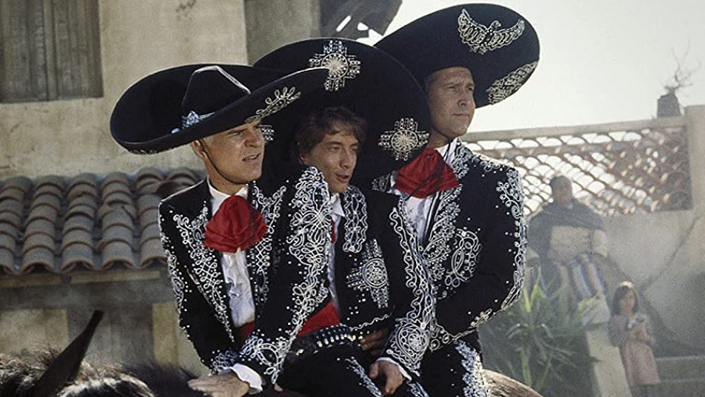 Martin Short, Steve Martin, and Chevy Chase in Three Amigos