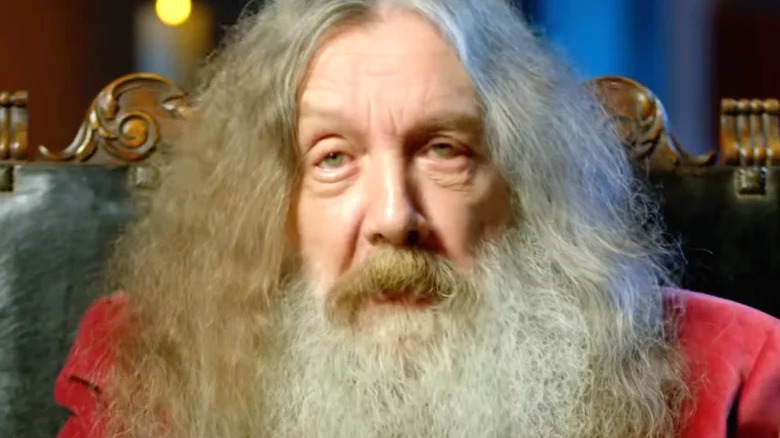 Alan Moore looking philosophical 