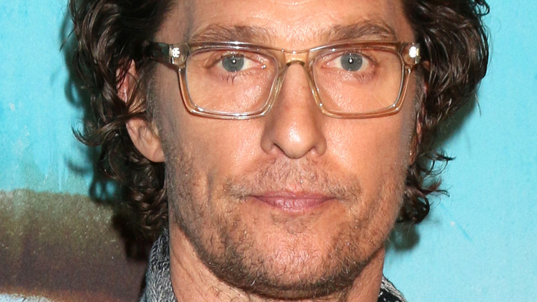 Matthew McConaughey staring 