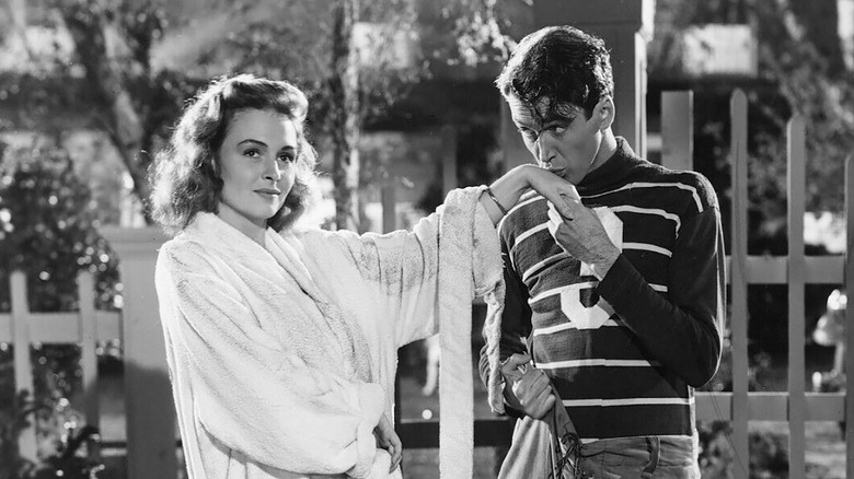 George Bailey kissing Mary's hand