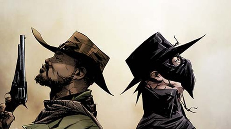 Django and Zorro in the crossover comic