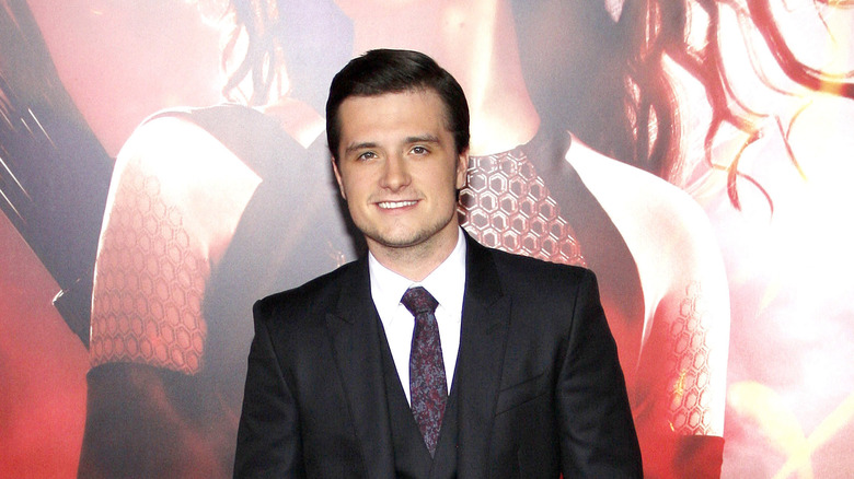 Smiling Josh Hutcherson