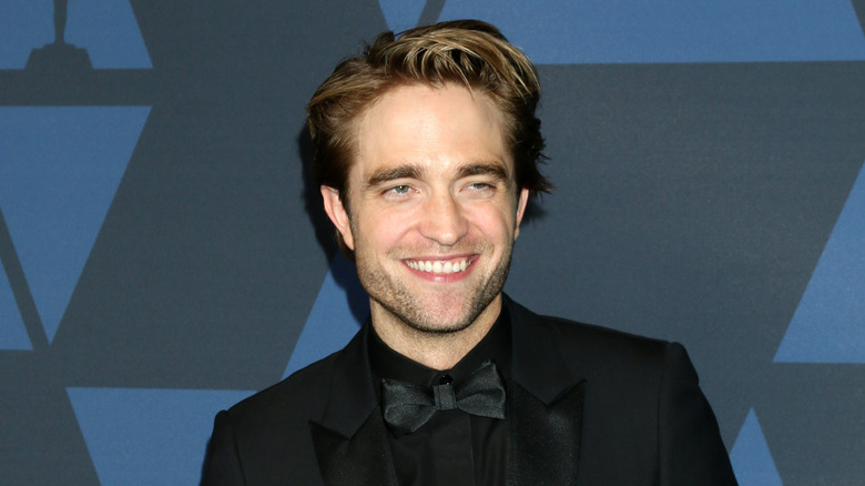 Robert Pattinson smiling