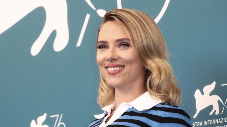 Scarlett Johansson smiling