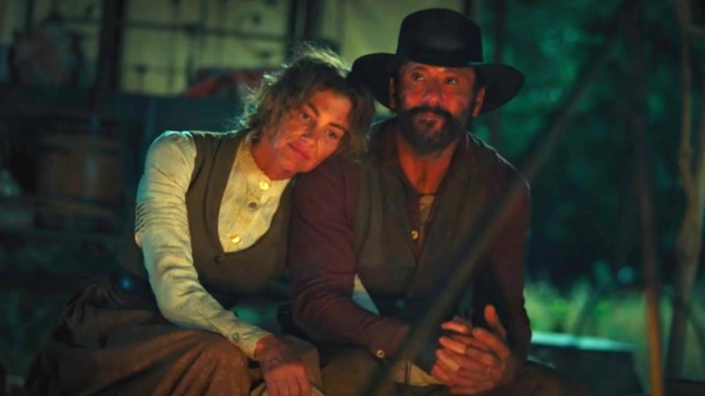 Tim McGraw and Faith Hill as James and Margaret Dutton in "1883"