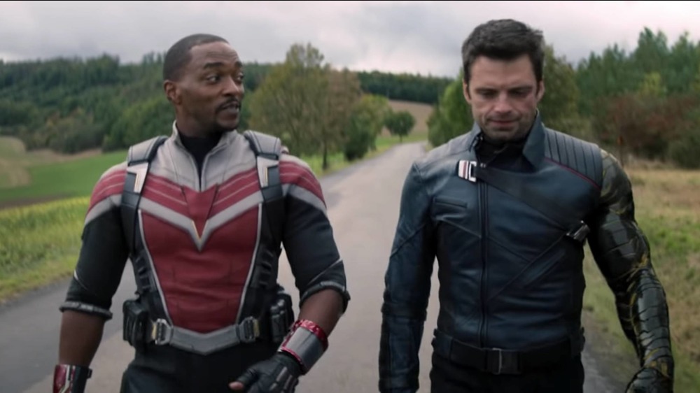 Falcon and Winter Soldier walking