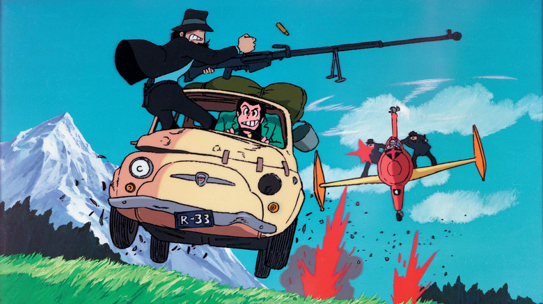 Lupin car plane chase