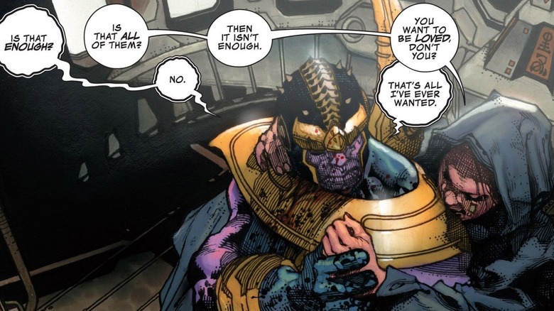 Thanos wants to be loved