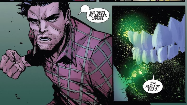 Banner transforming into the Hulk in Immortal Hulk #6