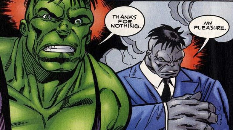 The Professor Hulk and Joe Fixit Hulk in Incredible Hulk #13