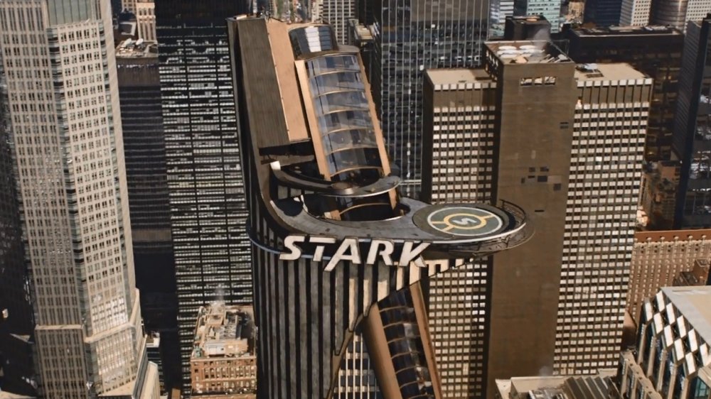 Stark Tower, as seen in Iron Man