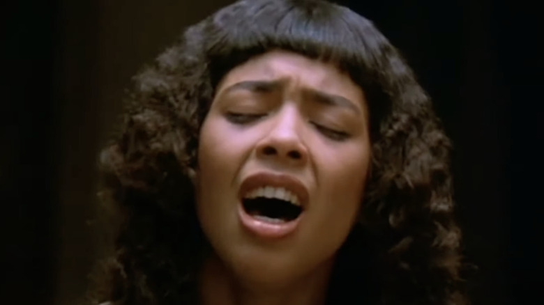 Irene Cara singing