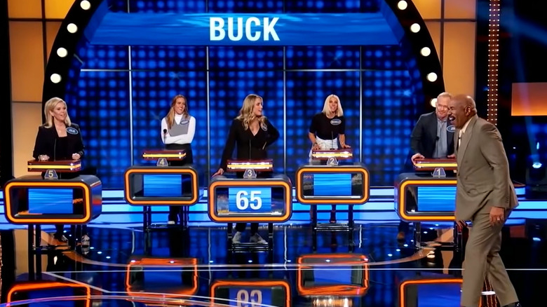 Buck on Family Feud board