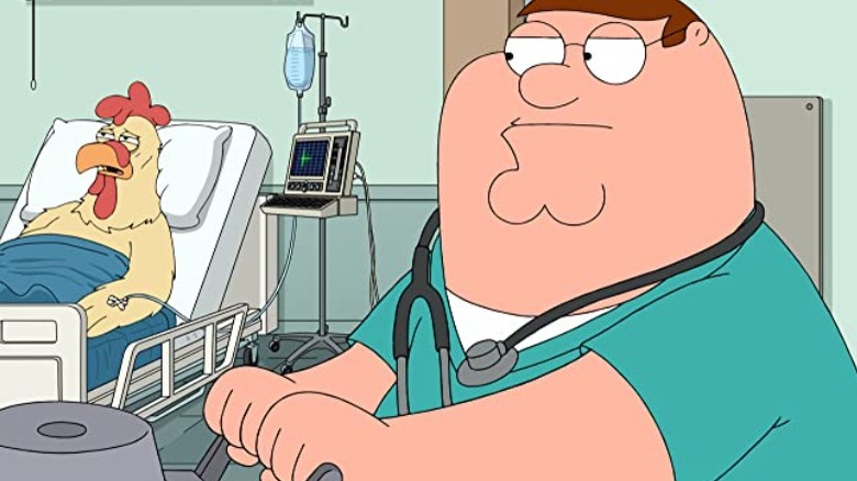 Peter Griffin in hospital