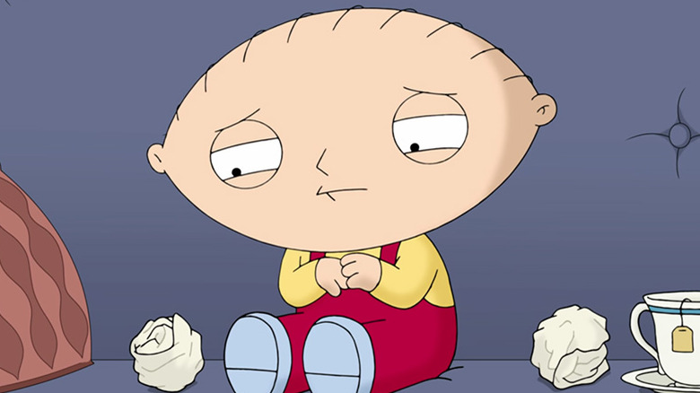 Stewie during his session with a psychologist