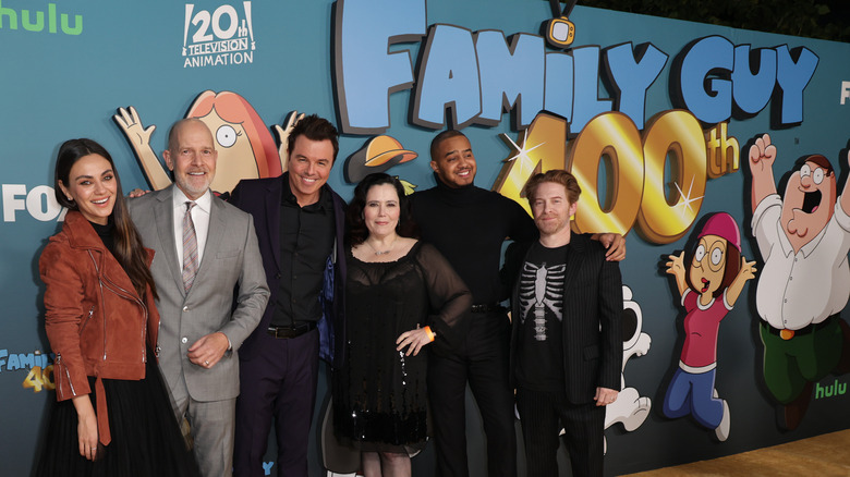 The cast of Family Guy poses