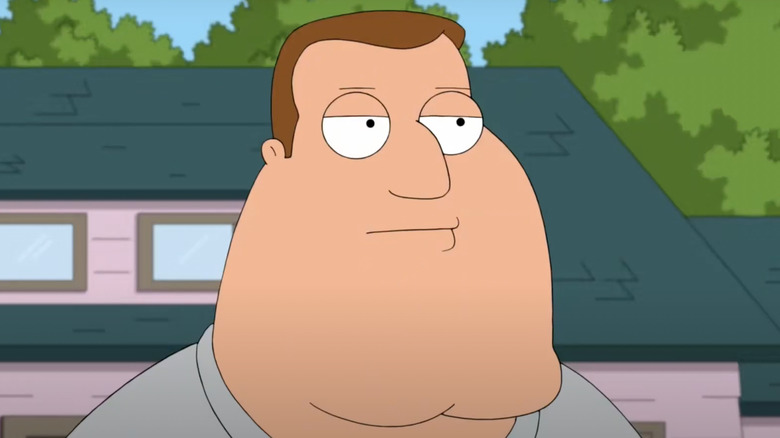 Joe Swanson staring blankly