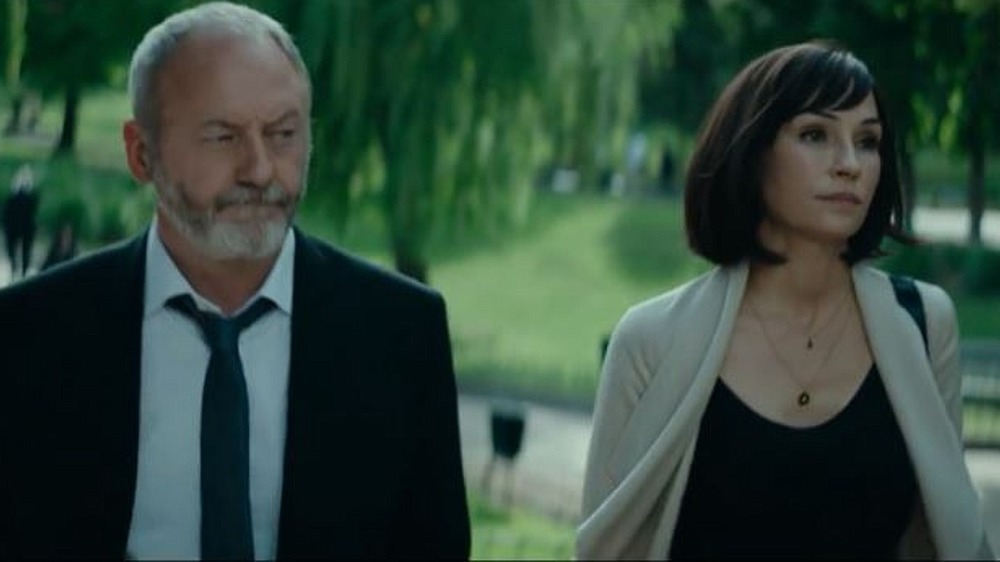 Liam Cunningham and Famke Janssen in The Vault