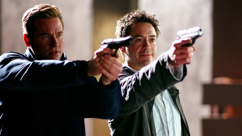 Val Kilmer and Robert Downey Jr.