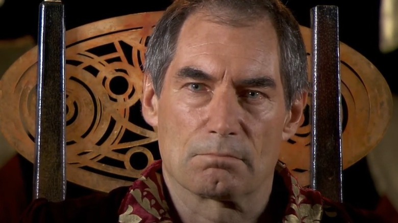 Rassilon grimaces