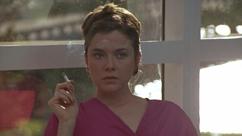 Annette Bening smoking cigarette Miami Vice