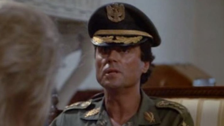 Ian McShane in military dress