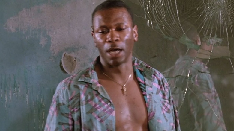 Ving Rhames as a homeless squatter