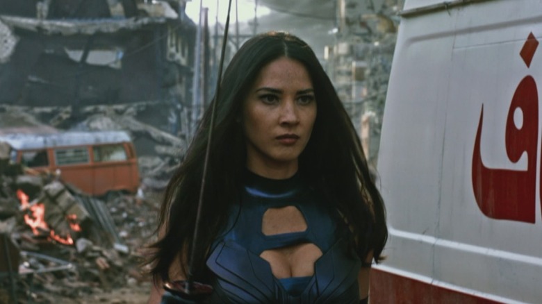 Psylocke going into battle