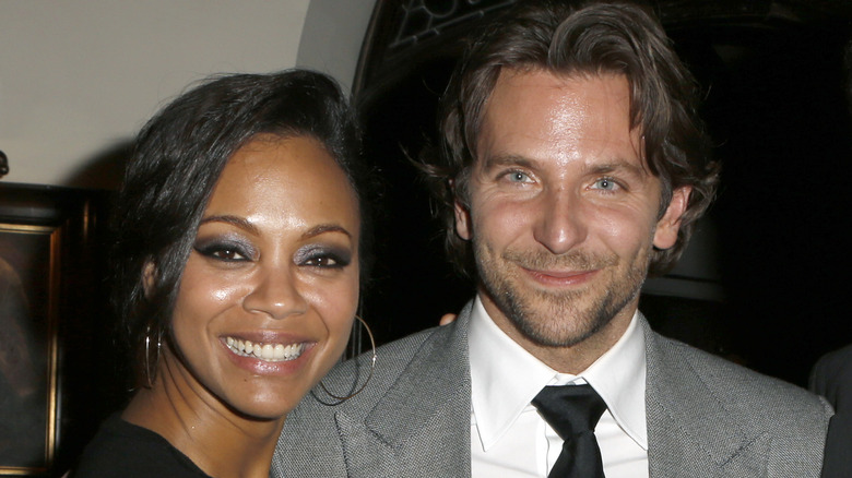 Bradley Cooper and Zoe Saldana