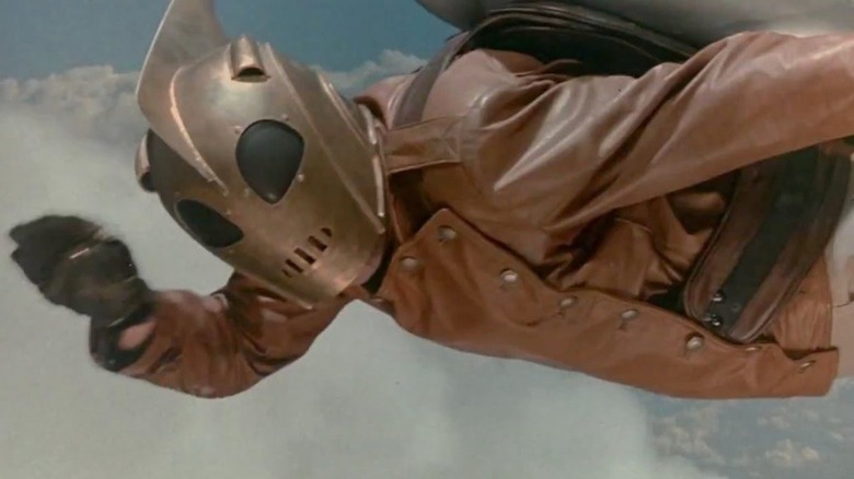 The Rocketeer flying