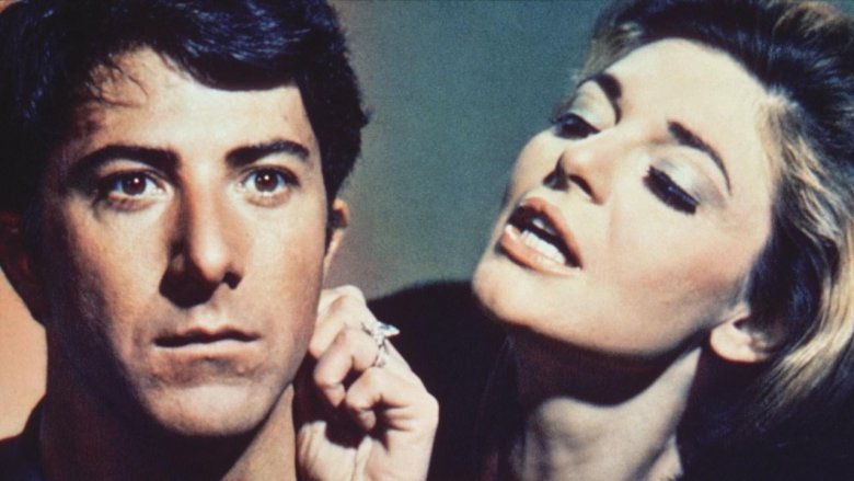 Dustin Hoffman and Anne Bancroft in The Graduate